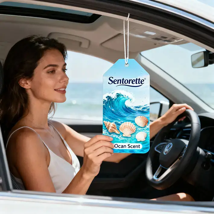 high-quality custom car air fresheners produced in Italy with complete control over materials, essences and manufacturing